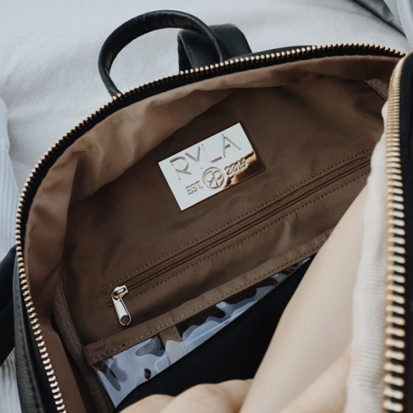 Ryla Vegan Leather Minimalist Diaper Bag - Picture 11 of 16